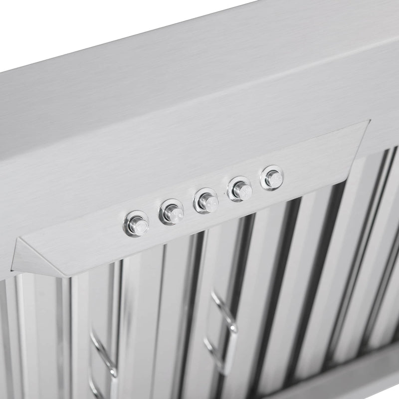 Cosmo 30-inch 500 CFM Ducted Under Cabinet Range Hood in Stainless Steel (COS-QB75)