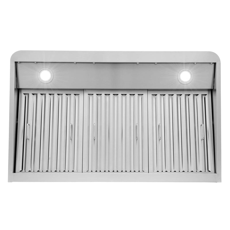 Cosmo 4-Piece Appliance Package - 36-Inch Dual Fuel Range, Under Cabinet Range Hood, Dishwasher and Refrigerator (COS-4PKG-149)