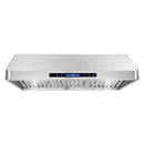 Cosmo 4-Piece Appliance Package - 36-Inch Gas Range, Under Cabinet Range Hood, Dishwasher and Refrigerator in Stainless Steel (COS-4PKG-165)