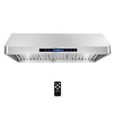 Cosmo 4-Piece Appliance Package - 36-Inch Gas Range, Under Cabinet Range Hood, Dishwasher, and Refrigerator in Stainless Steel (COS-4PKG-020)