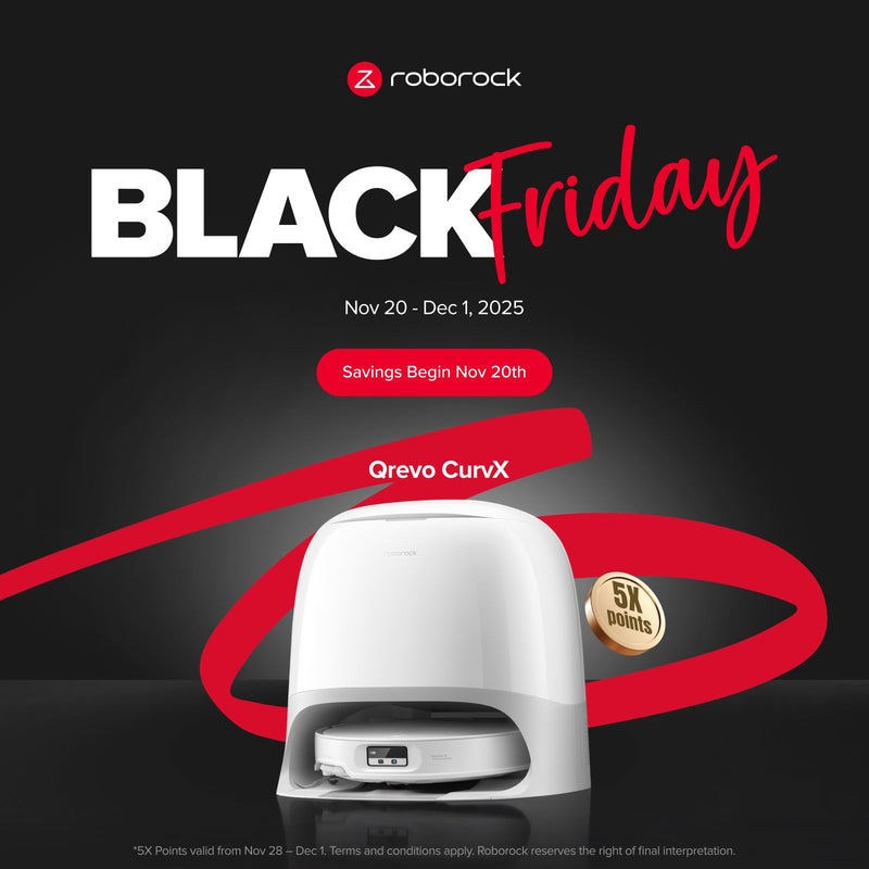Roborock Qrevo CurvX Robot Vacuum with Multifunctional Dock 3.0 Thermo+, 22000 Pa Suction Power (RR-QrevoCurvX0-M1)