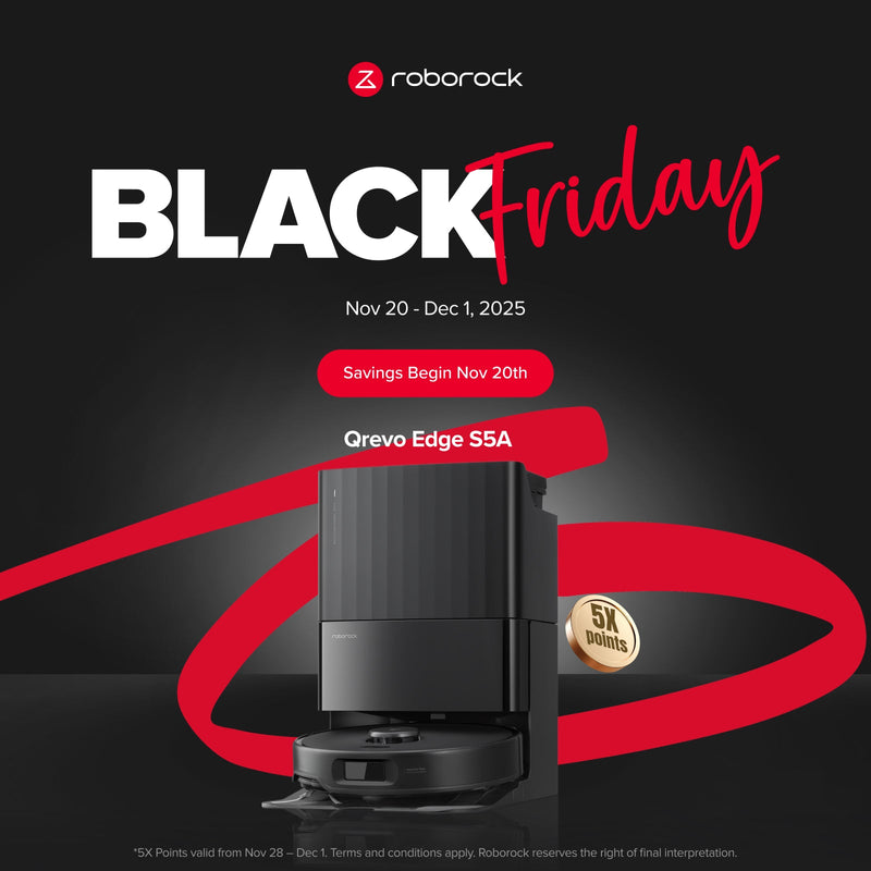Roborock Qrevo Edge S5A Robot Vacuum with Multifunctional Dock 3.0, 18500 Pa Suction Power