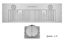 Hauslane Recessed Insert Range Hood (IN-R110)