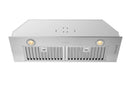 Hauslane 450 CFM Convertible Built-In Range Hood Insert with Stainless Steel Filters (IN-R100)