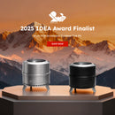 TURBRO Pluto R19-PG Smokeless Outdoor Fire Pit with Fast Ignition and Foldable Legs -  Painted Black (707-FP-R19PG)