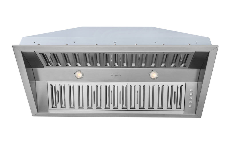 Hauslane 500 CFM Convertible Built-In Insert Range Hood in Stainless Steel, 21-Inch Deep (IN-R300)