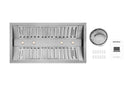 Hauslane 500 CFM Convertible Built-In Insert Range Hood in Stainless Steel, 21-Inch Deep (IN-R300)