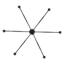 Parrot Uncle Radiant 6-Light Industrial Traditional Dimmable Chandelier