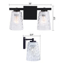 Parrot Uncle Radiance Modern 2-Light Dimmable Vanity Light