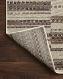 Loloi Rainier Indoor/Outdoor in Ivory and Taupe 5' 3" x 7' 7" Area Rug (RAI-08)