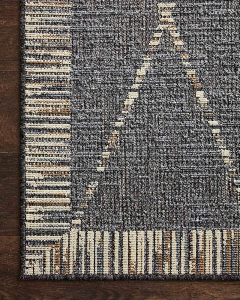 Loloi Rainier Indoor/Outdoor in Slate 7'10" x 10'10" Area Rug (RAI-09)