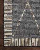 Loloi Rainier Indoor/Outdoor in Slate 18" x 18" Sample Rug (RAI-09)