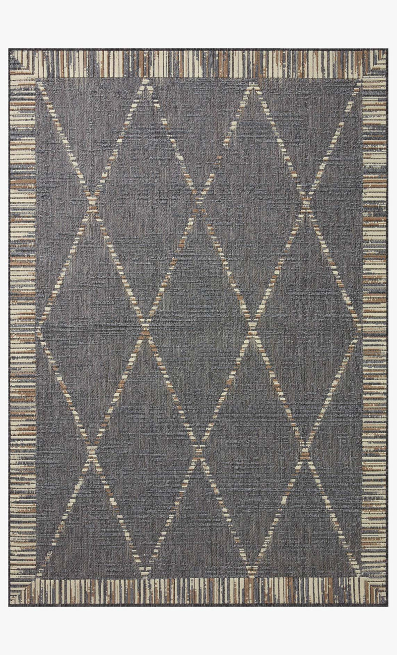 Loloi Rainier Indoor/Outdoor in Slate 2' 3" x 7' 7" Runner Rug (RAI-09)