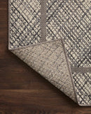 Loloi Rainier Indoor/Outdoor in Ivory and Charcoal 2' 3" x 7' 7" Runner Rug (RAI-10)