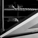 ZLINE Legacy Series Autograph Edition 60-inch Dual Fuel Range with Gas Stove and 7.4 Cu. Ft. Electric Oven in Fingerprint Resistant Satin Stainless Steel with Champagne Bronze Accents (RASZ-SN-60-CB)