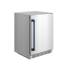 Gordon Ramsay by Thor Kitchen 24-Inch Outdoor Undercounter Beverage Cooler in Stainless Steel with Blue Trim (RBC24SSD-BLU)