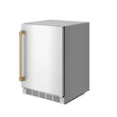Gordon Ramsay by Thor Kitchen 24-Inch Outdoor Undercounter Beverage Cooler in Stainless with Bronze Trim (RBC24SSD-BRZ)