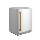 Gordon Ramsay by Thor Kitchen 24-Inch Outdoor Undercounter Beverage Cooler in Stainless with Bronze Trim (RBC24SSD-BRZ)