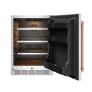 Gordon Ramsay by Thor Kitchen 24-Inch Outdoor Undercounter Beverage Cooler in Stainless Steel with Rose Gold Trim (RBC24SSD-RSG)