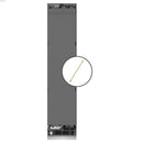 ZLINE Autograph Edition 18-Inch 8.6 Cu. Ft. Panel Ready Left Hinge Column Freezer with Graphite Gray Interior and Polished Gold Accents (RBCFVLZ-18-G)