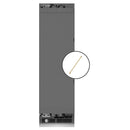 ZLINE Autograph Edition 24-Inch 12.4 Cu. Ft. Panel Ready Column Freezer with Graphite Gray Interior and Champagne Bronze Accents (RBCFVZ-24-CB)