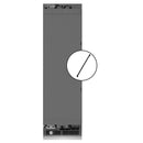 ZLINE Autograph Edition 24-Inch 12.4 Cu. Ft. Panel Ready Column Freezer with Graphite Gray Interior and Matte Black Accents (RBCFVZ-24-MB)