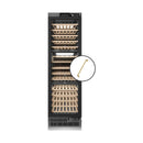 ZLINE Autograph Edition 24-Inch 12.4 Cu. Ft. Triple Zone 100 Bottle Panel Ready Column Wine Cooler with Polished Gold Accents (RBCWVZ-24-G)