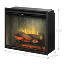 Dimplex Revillusion 24-Inch Built-In Fireplace Insert in Weathered Concrete (RBF24DLXWC)
