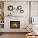 Dimplex Revillusion 24-Inch Built-In Fireplace Insert in Weathered Concrete (RBF24DLXWC)