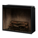 Dimplex Revillusion 36-Inch Portrait Built-In Electric Firebox with Front Glass and Plug Kit (RBF36PWC-FG)