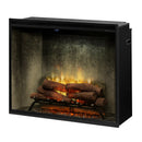 Dimplex Revillusion 36-Inch Portrait Built-In Electric Firebox with Front Glass and Plug Kit (RBF36PWC-FG)