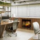 Dimplex Revillusion 36-Inch Portrait Built-In Firebox with Front Glass and Plug Kit (RBF36P-FG)