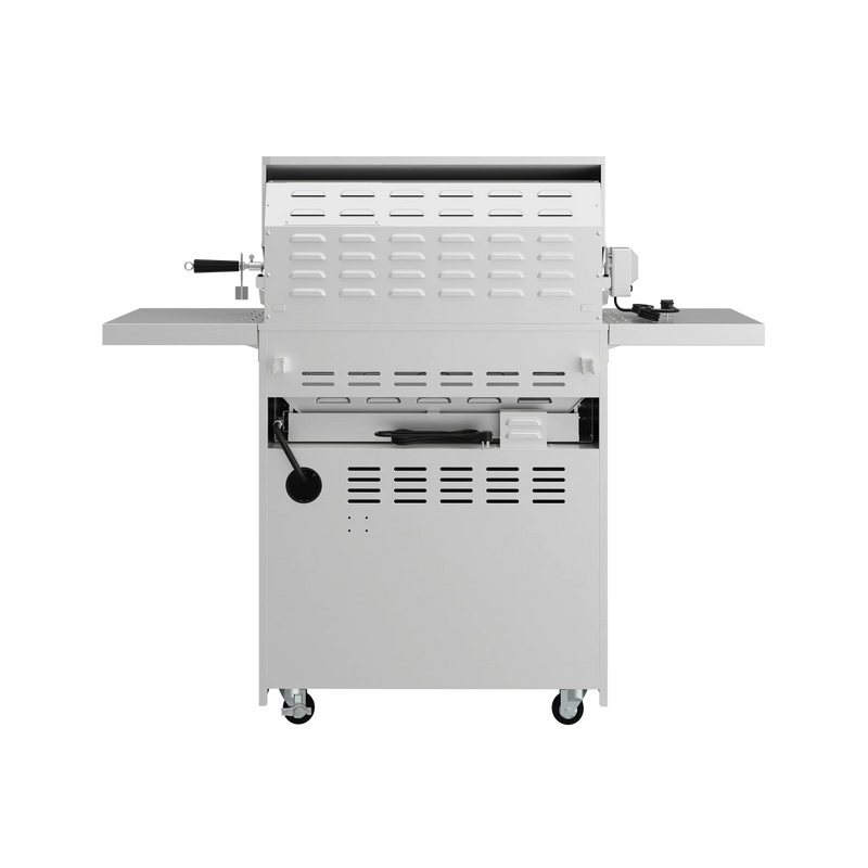 Thor Kitchen Gordon Ramsay 32-Inch Freestanding Gas Grill with Natural Gas Kit in Stainless Steel