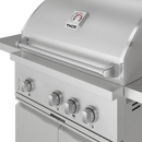 Gordon Ramsay by Thor Kitchen 32-Inch Freestanding Liquid Propane Gas Grill in Stainless Steel (RBG3201)