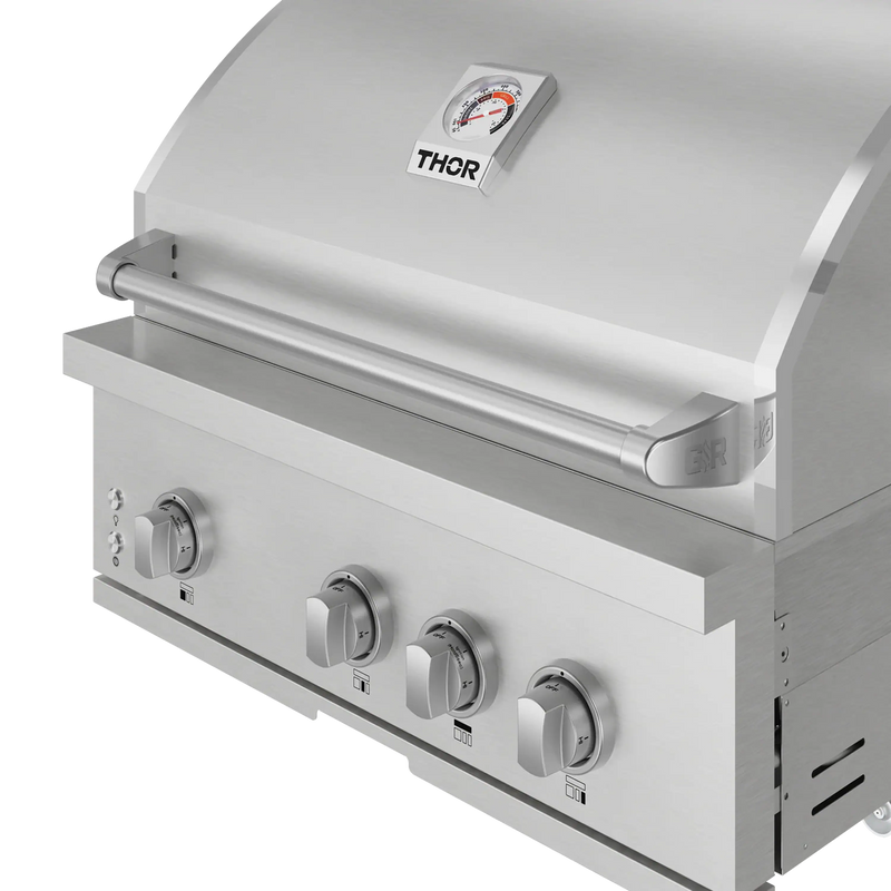 Thor Kitchen Gordon Ramsay 32-Inch Built-In Gas Grill with Natural Gas Kit in Stainless Steel