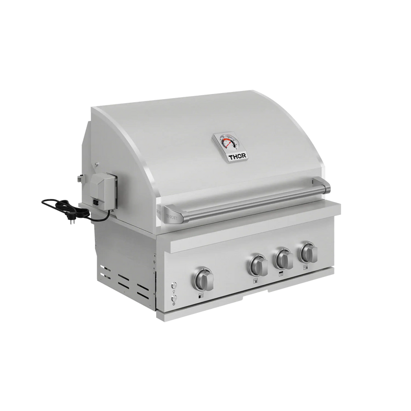 Thor Kitchen Gordon Ramsay 32-Inch Built-In Liquid Propane Gas Grill in Stainless Steel (RBG3201-G)