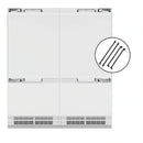 ZLINE Autograph Edition 72-Inch 39.6 Cu. Ft. French Door Built-In Bottom Freezer Refrigerator with Water Dispensers and Ice Makers in Panel Ready and Matte Black Accents (RBITZ-72-MB)