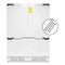 ZLINE 60-Inch Built-In 32.2 cu. ft. 4-Door French Door Refrigerator with Internal Water and Ice Dispenser in Panel Ready with Black Stainless Steel Handles (RBIV-60-BS)