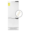 ZLINE Autograph Edition 30-Inch 16.1 cu. ft. Panel Ready Built-in 2-Door Bottom Freezer Refrigerator with Internal Water and Ice Dispenser with Champagne Bronze Handles (RBIVZ-30-CB)
