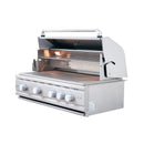 Renaissance Cutlass Pro 38-Inch Propane Gas Grill w/ Rear Burner, Briquette Trays & Blue LED Lights (RON38B LP CK)