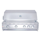 Renaissance Cutlass Pro 38-Inch Propane Gas Grill w/ Rear Burner, Briquette Trays & Blue LED Lights (RON38B LP CK)