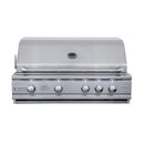 Renaissance Cutlass Pro 38-Inch Propane Gas Grill w/ Rear Burner, Briquette Trays & Blue LED Lights (RON38B LP CK)