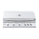 Renaissance Premier 40-Inch Propane Gas Grill w/ Rear Burner w/ Cart & Gas Connection (RJC40A LP CK)