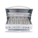 Renaissance Premier 40-Inch Propane Gas Grill w/ Rear Burner w/ Cart & Gas Connection (RJC40A LP CK)