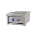 Renaissance Cutlas Elite Propane Gas Power Burner in Stainless Steel w/ Color Changing Knobs (CSB3 LP)