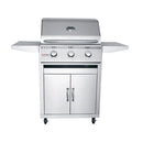 Renaissance 26-Inch Premier Propane Gas Grill w/ Cart & Gas Connection (RJC26A LP CK)