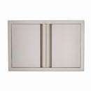 Renaissance Valiant 33-Inch Double Door in Stainless Steel, Wide-Soft Close (VDD1SC)