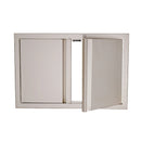 Renaissance Valiant 33-Inch Double Door in Stainless Steel, Wide-Soft Close (VDD1SC)