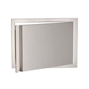 Renaissance Valiant Stainless Horizontal Door-Soft Close-Right Swing (VDH1SCR)