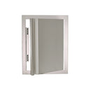 Renaissance Valiant Vertical Door in Stainless Steel, Large, Soft Close & Right Swing (VDV2SCR)